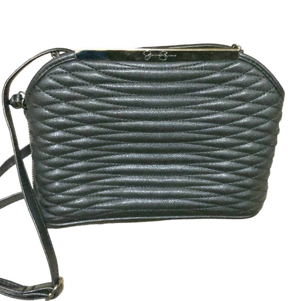 Jessica Simpson 🆕 Black Crossbody Clutch Purse Small Cheetah Interior NWOT